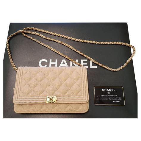 boy chanel wallet on chain beige|chanel wallet on chain cost.